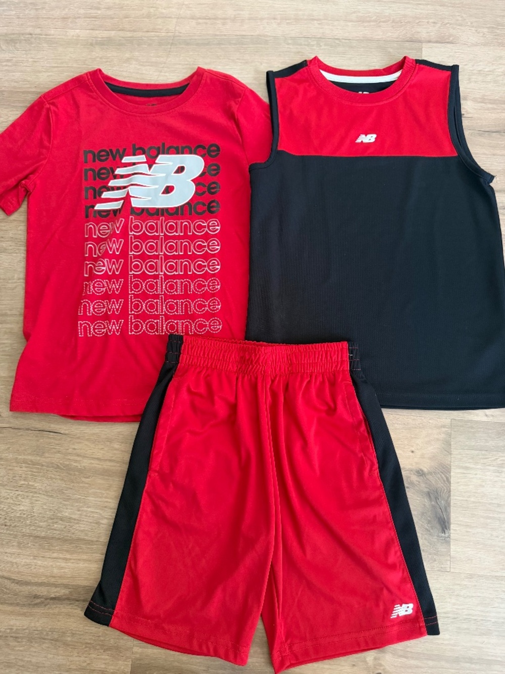 New Balance boys three piece set size 8